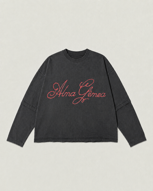 Camiseta manga longa -  I RUN FROM U